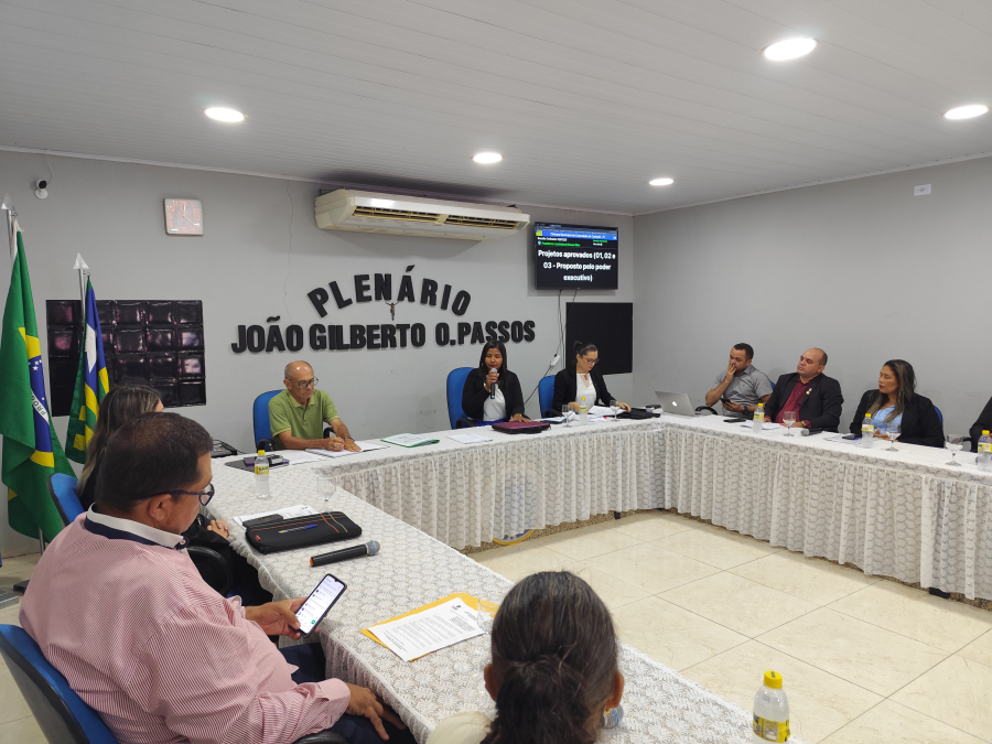 Sessão para votação na Câmara Municipal de Vereadores