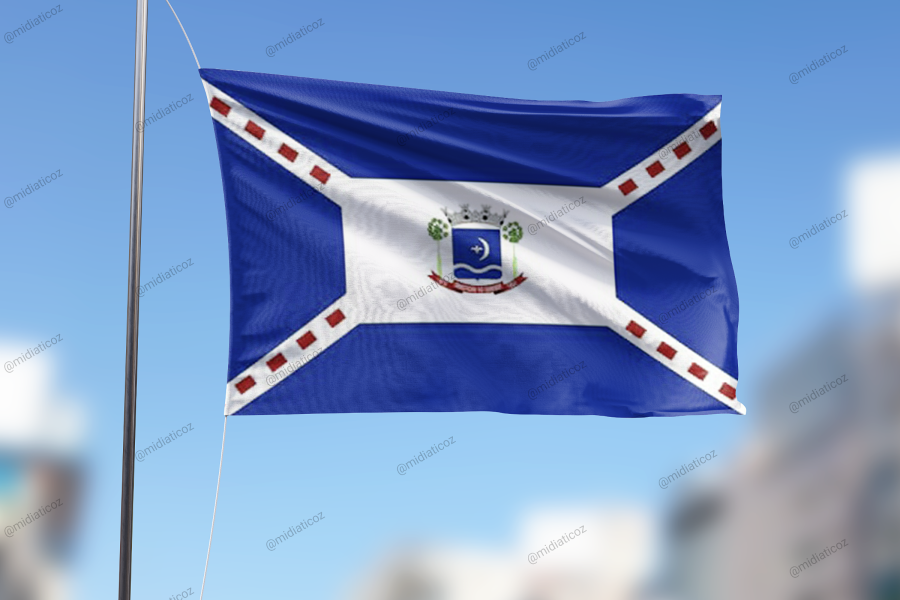 Bandeira do município de Conceição do Canindé – Créditos: Portal Midiáticoz/Charliton Carvalho