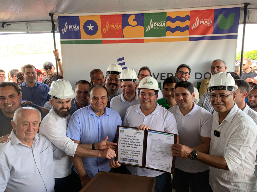 Com investimento de R$ 50 milhões, governo autorizada recuperação da PI-143, entre Conceição do Canindé e Jacobina-PI