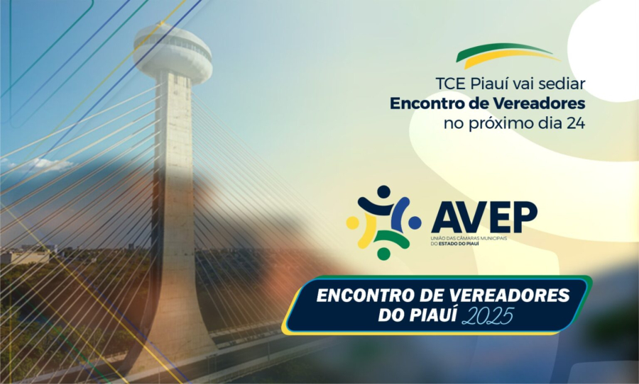 TCE-PI vai sediar Encontro de Vereadores no próximo dia 24. | Reprodução: TCE-PI