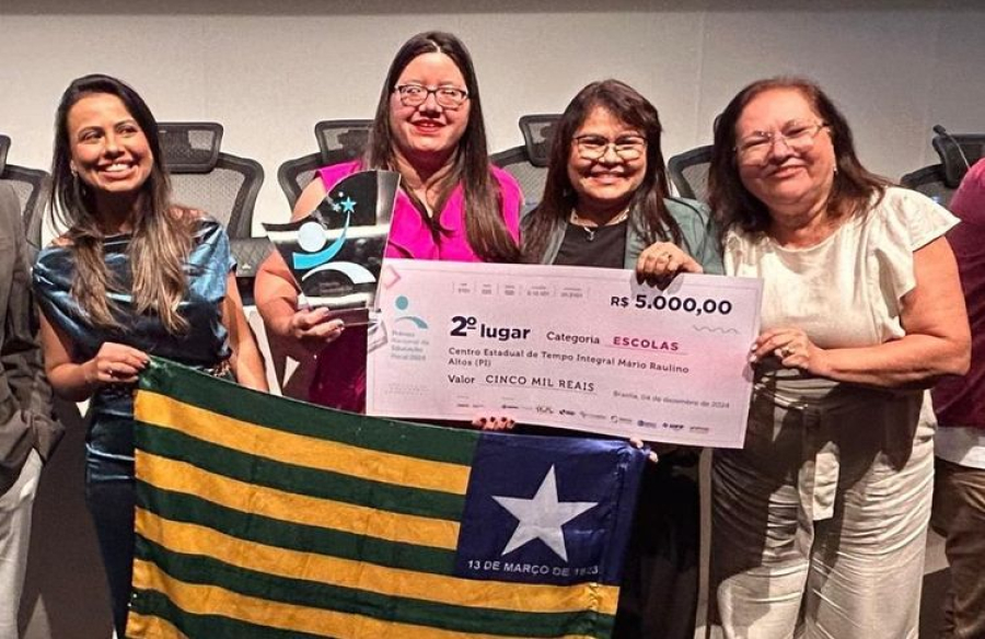 Escola pública piauiense é 2º lugar no Prêmio Nacional de Educação Fiscal