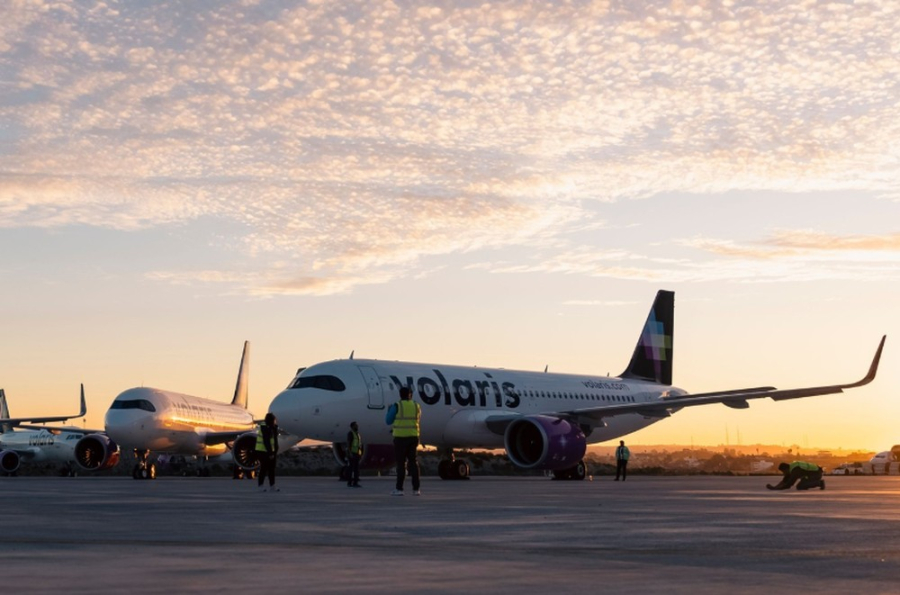 Avião da companhia aérea mexicana Volaris, em imagem de arquivo. – Foto: Divulgação