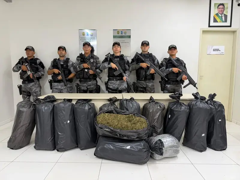 Polícia apreende 121 kg de maconha na PI-143 entre Simplício Mendes e Conceição do Canindé, Sul do Piauí 