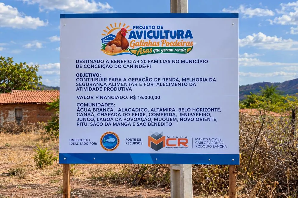 Projeto de Avicultura “Asas que geram renda”